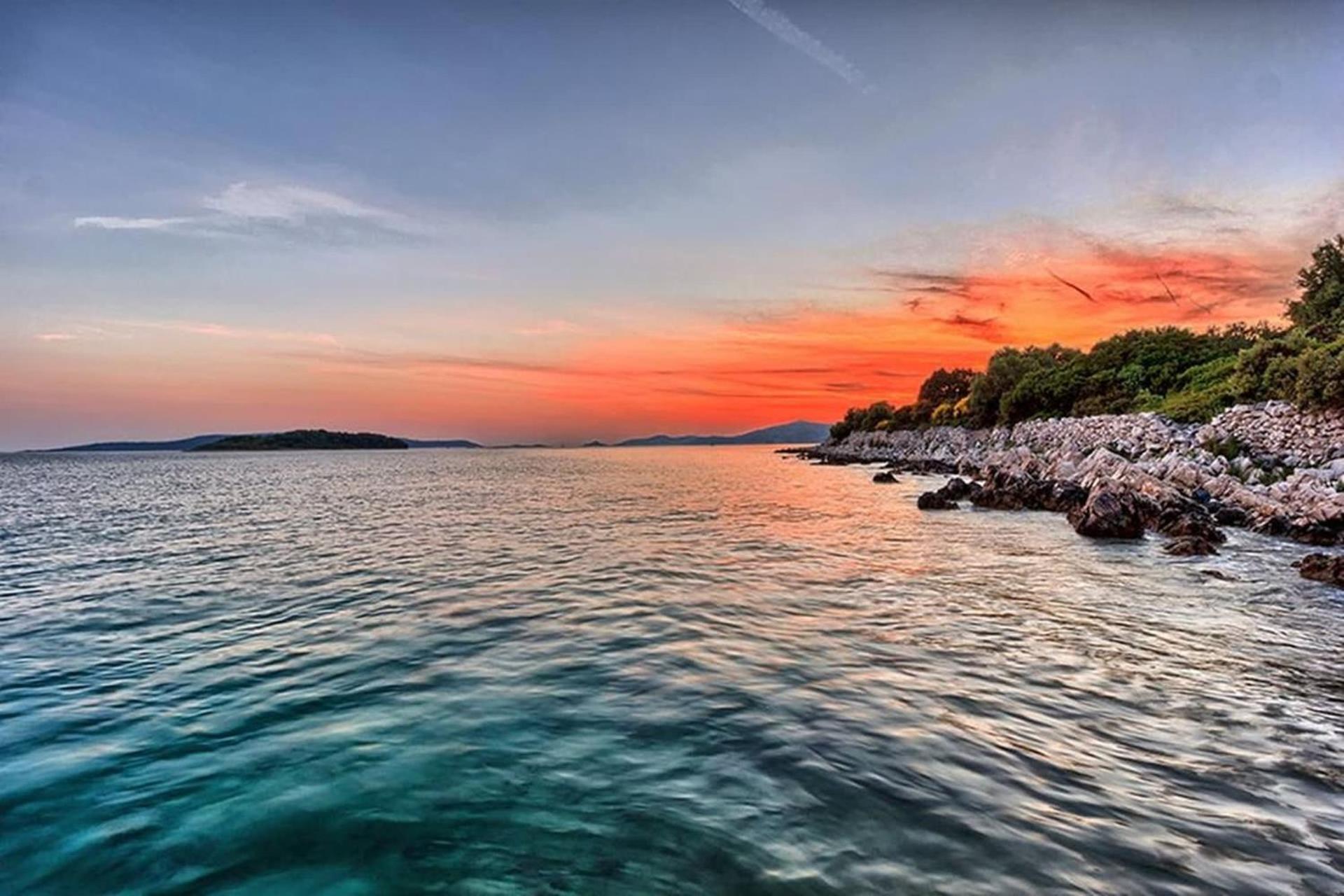 Traditional Dalmatian Stone House By The Sea Okrug Gornji Bagian luar foto