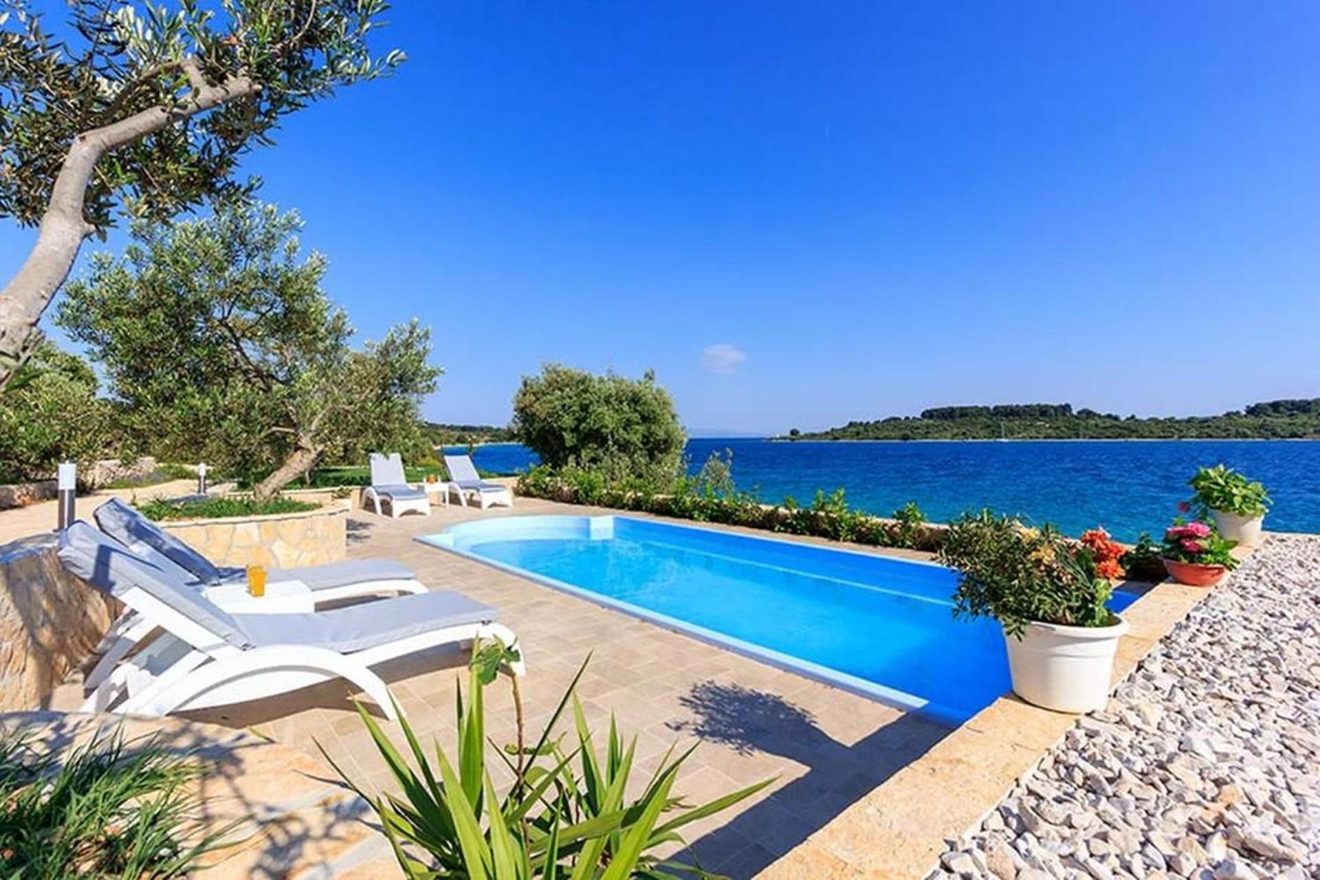 Traditional Dalmatian Stone House By The Sea Okrug Gornji Bagian luar foto